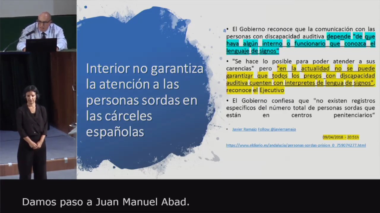 Las lenguas de signos garantes del rdl 1/2013 ante las administraciones públicas 