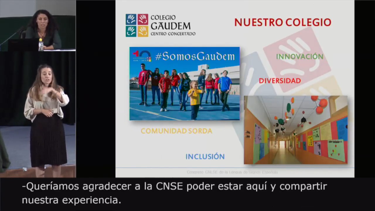 Experiencia en el aula compartida con las maestras de educación infantil, sorda y de audición y lenguaje, oyente 