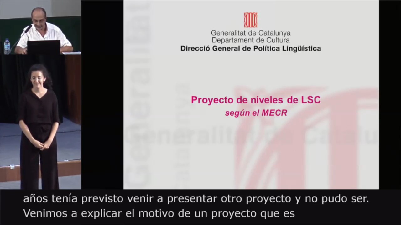 Definición de niveles de competencia lingüística en lengua de signos catalana (LSC) 