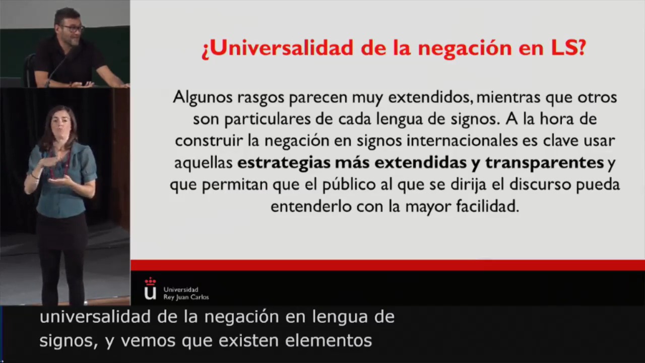 ¿Tiene la negación en las lenguas de signos un carácter universal? Análisis comparativo de la negación en signos internacionales y LSE