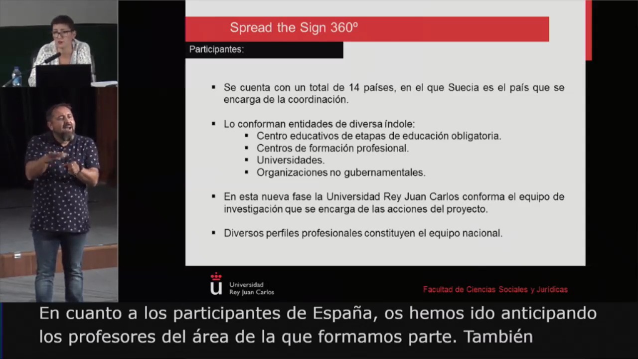 Aprendizaje a través del contexto: desarrollo del proyecto erasmus plus "spread the sign 360º" como valor añadido a las lenguas de signos 