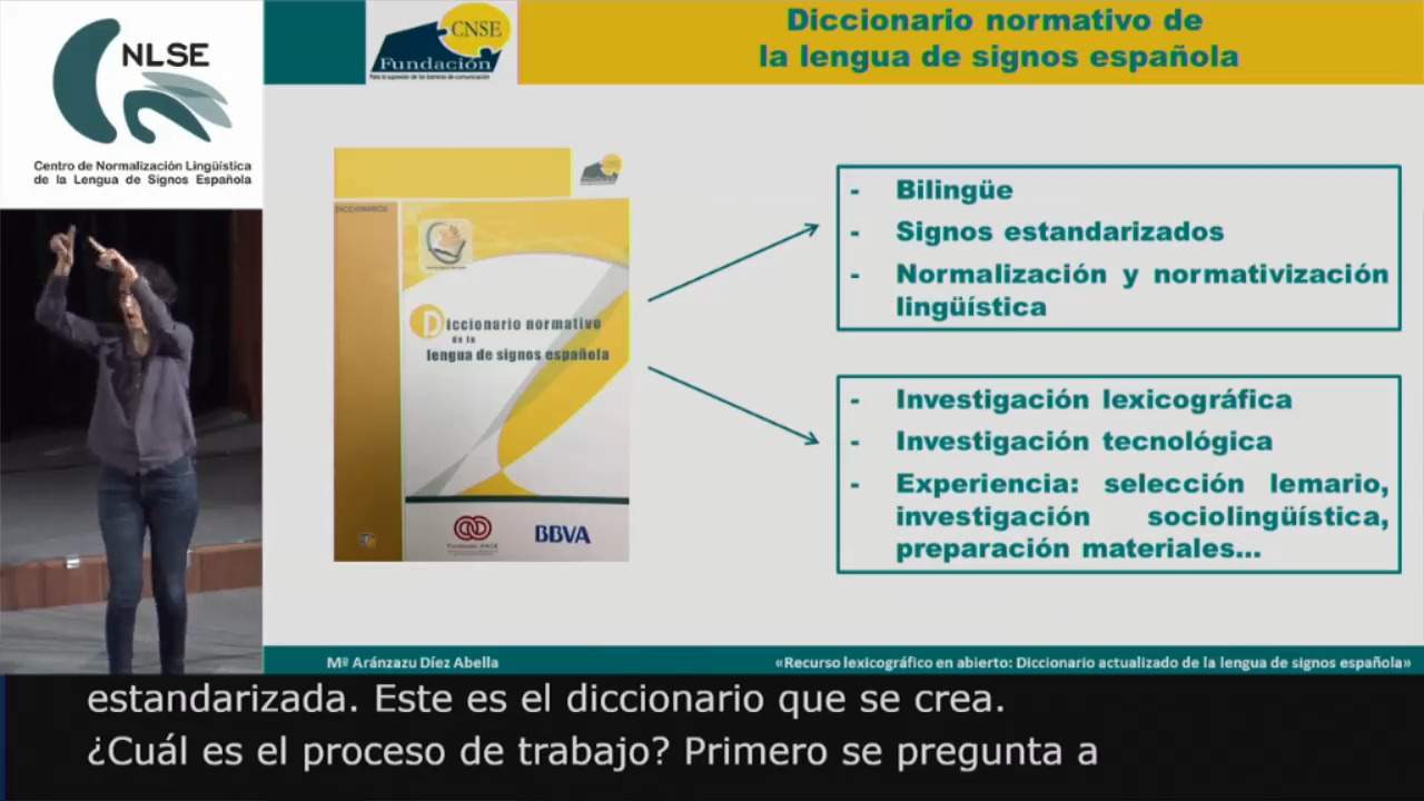 Recurso lexicográfico en abierto: diccionario actualizado de la lengua de signos española 