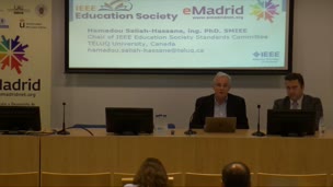 Presentation of the session. IEEE Spanish Chapter of Education Society collaboration