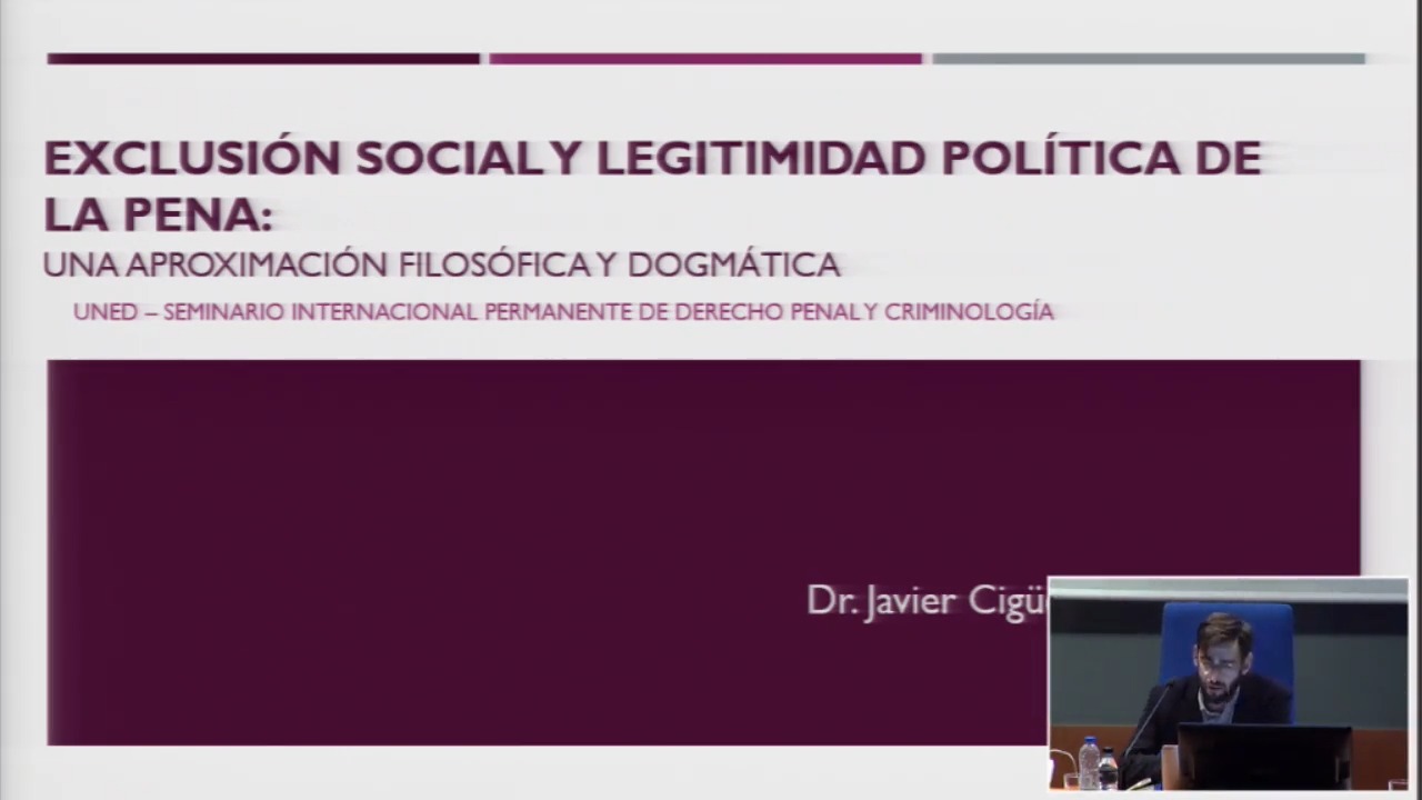 Exclusión social y legitimidad política de la pena: una aproximación filosófica y dogmática