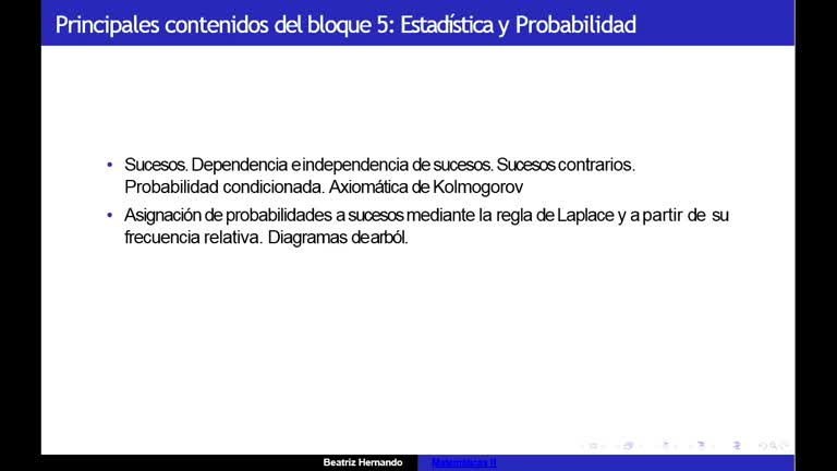 Matemáticas II
