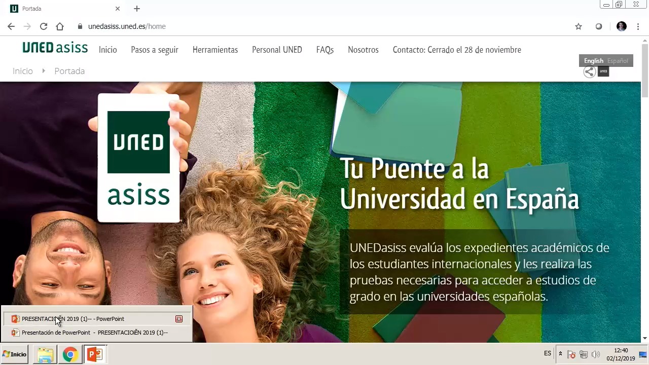 Visita la web de UNEDasiss. Vídeo íntegro