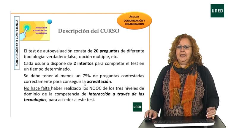 Comunicación y colaboración. Acreditación de la competencia