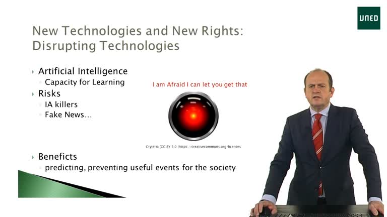 Module II.-  New Technologies and New Rights Lesson 1.  Presentation. New Technologies and New Rights