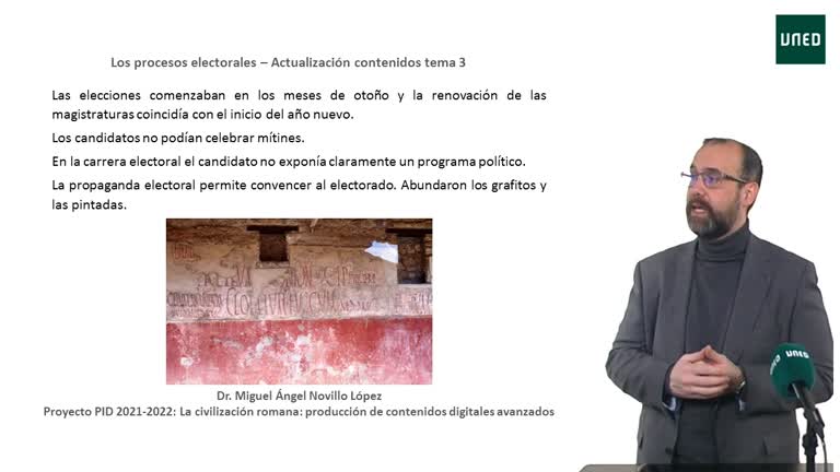 Los procesos electorales en la antigua Roma