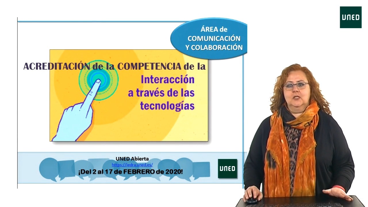 Acreditación de la Competencia de la Interacción a través de las tecnologías