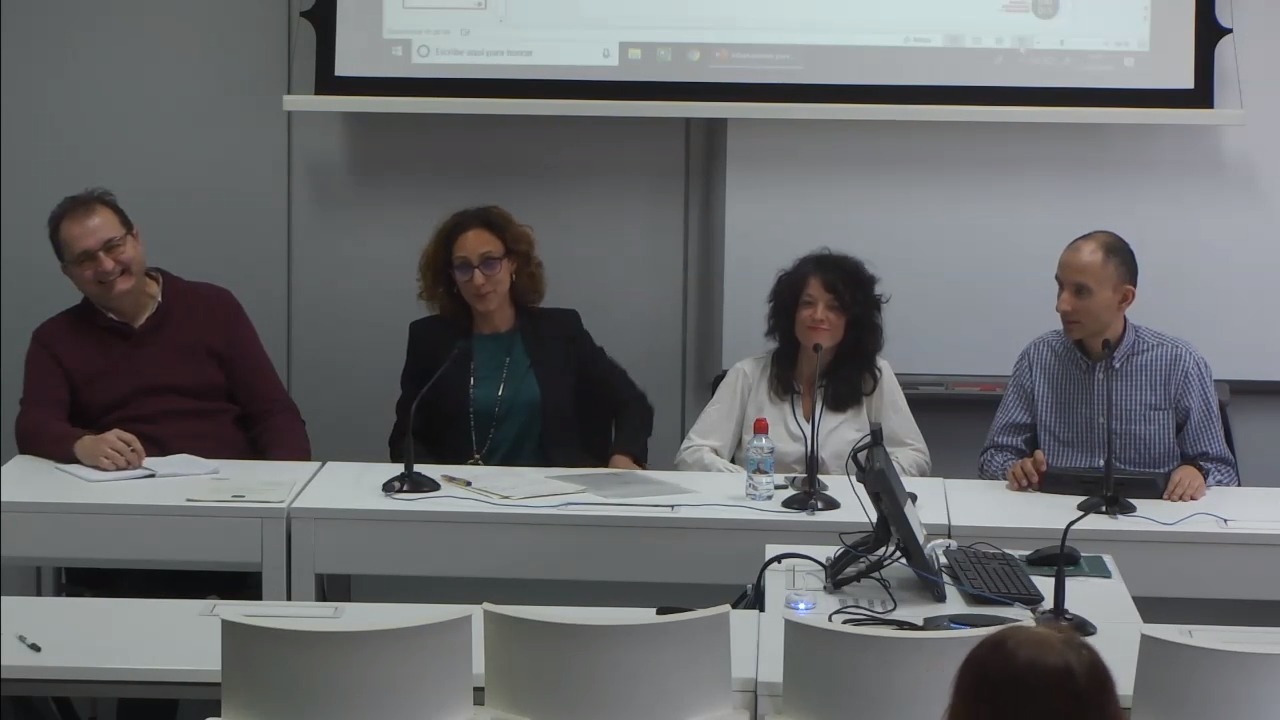 Reunión de Director y profesores de ETSI Informática con UNIDIS