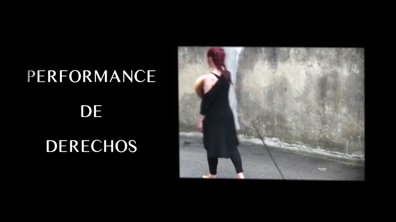 Arte y cultura por los derechos humanos. Performance de derechos