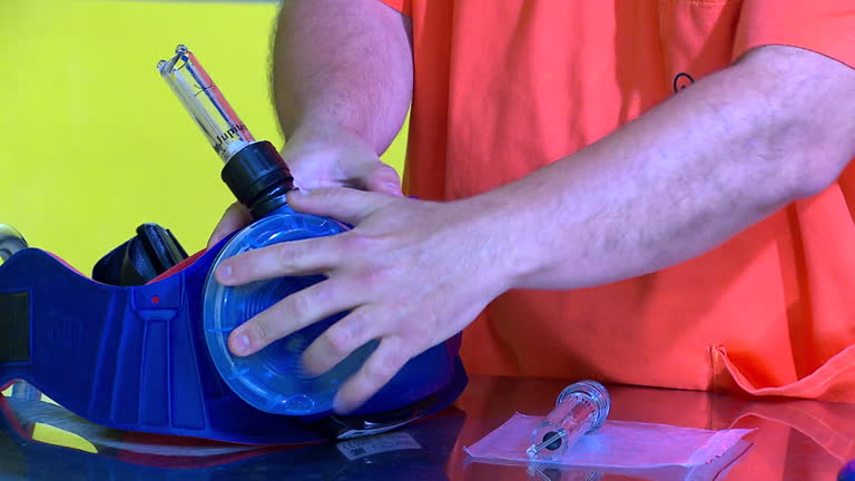 Calibración de los filtros de los trajes anticontaminación biológica de tipo 4