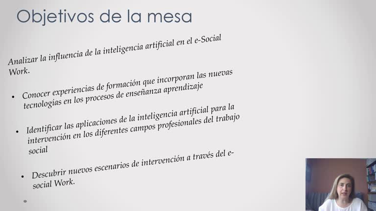 SESIÓN 20. El futuro ya está aquí. La inteligencia artificial en la formación y la práctica del Trabajo Social. Nuevos retos, nuevos escenarios de intervención