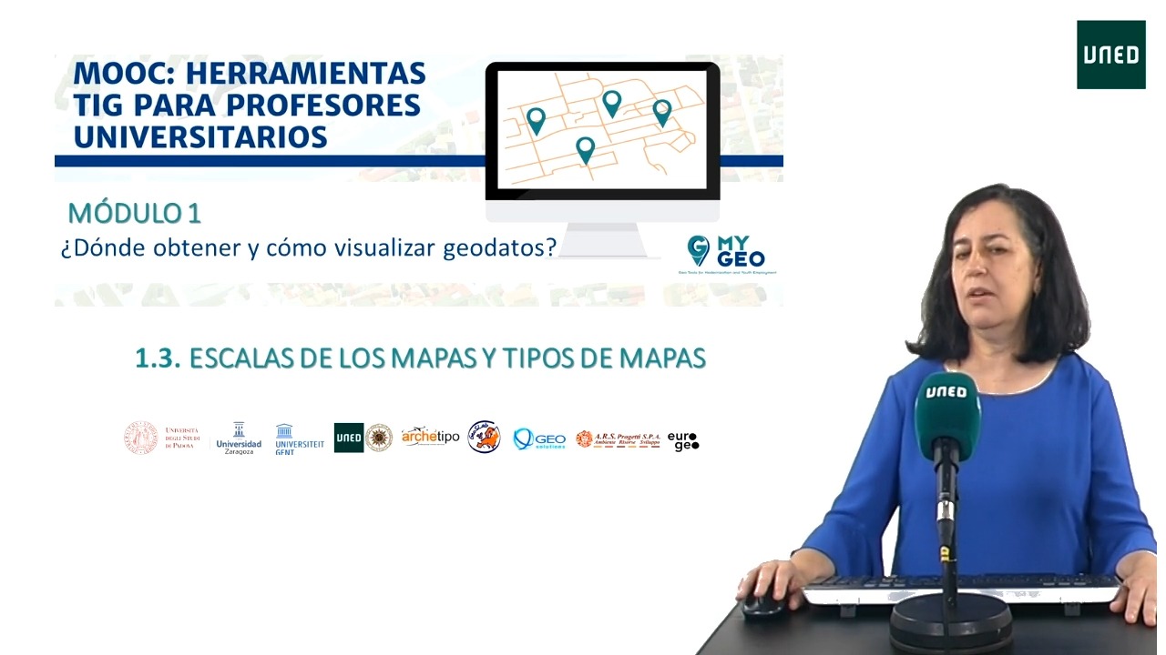 1.3. Escalas de los mapas y tipos de mapas