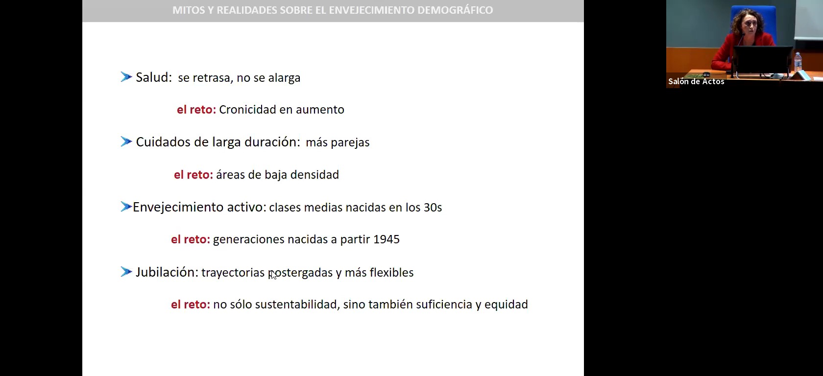 Mitos y realidades sobre el envejecimiento demográfico: ¿Éxito, desafío o catástrofe? 