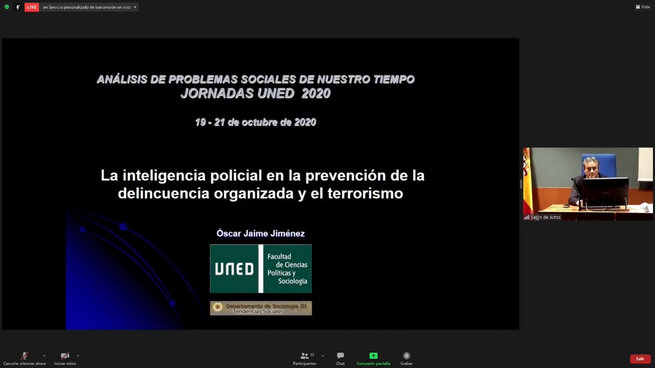La inteligencia policial en la prevención de la delincuencia organizada y el terrorismo