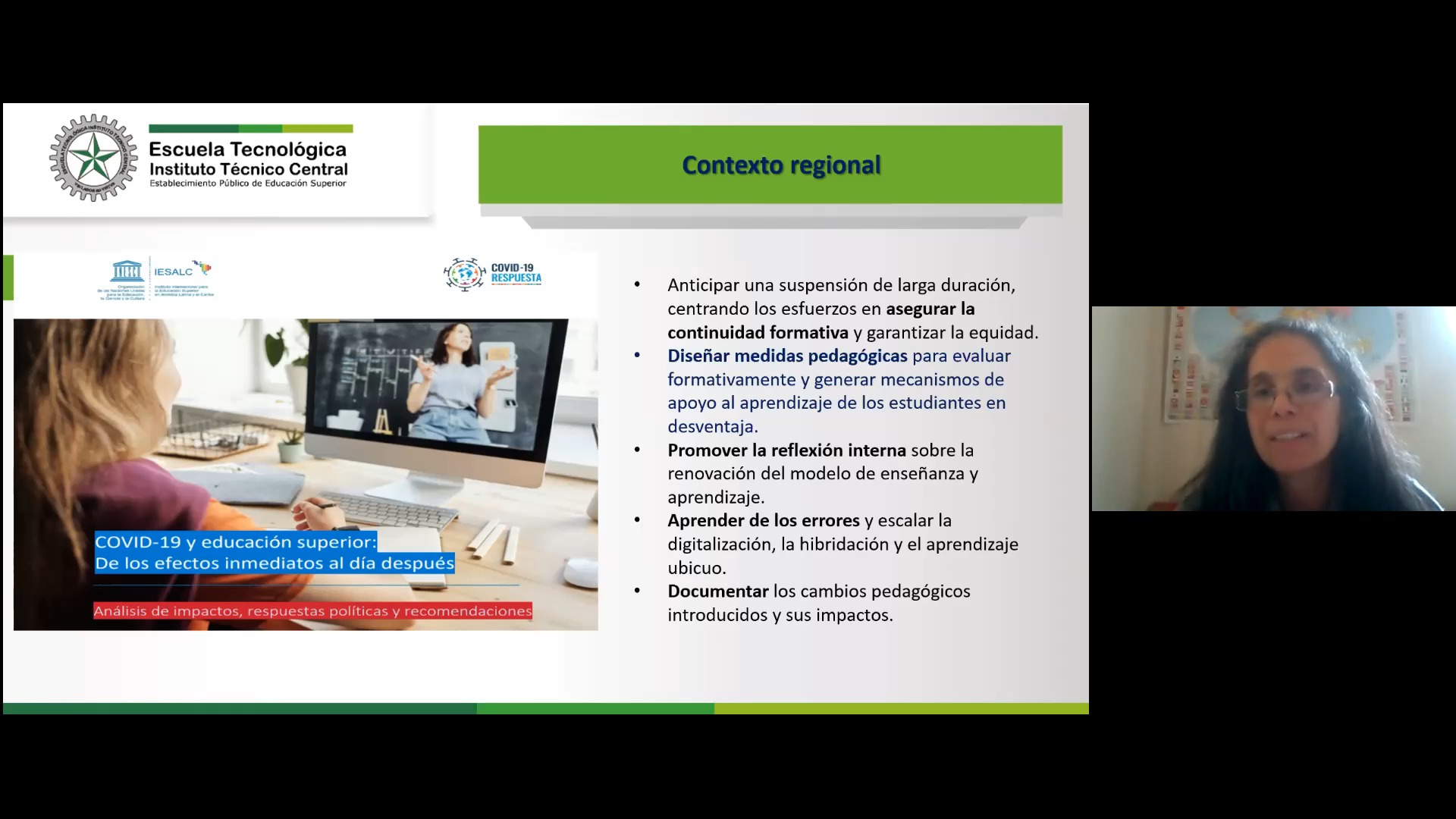 Mesa redonda: Participación de la universidad en la normalización: Impactos recíprocos