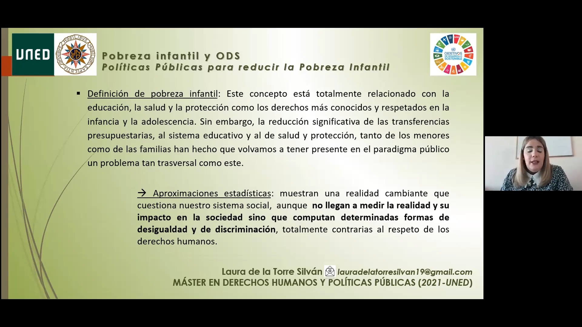 Pobreza infantil y ODS