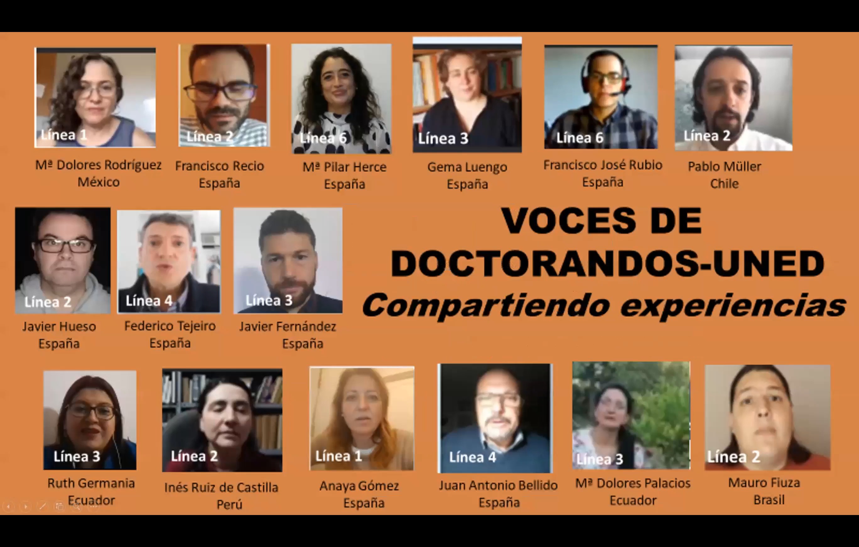 Voces de doctorandos-UNED