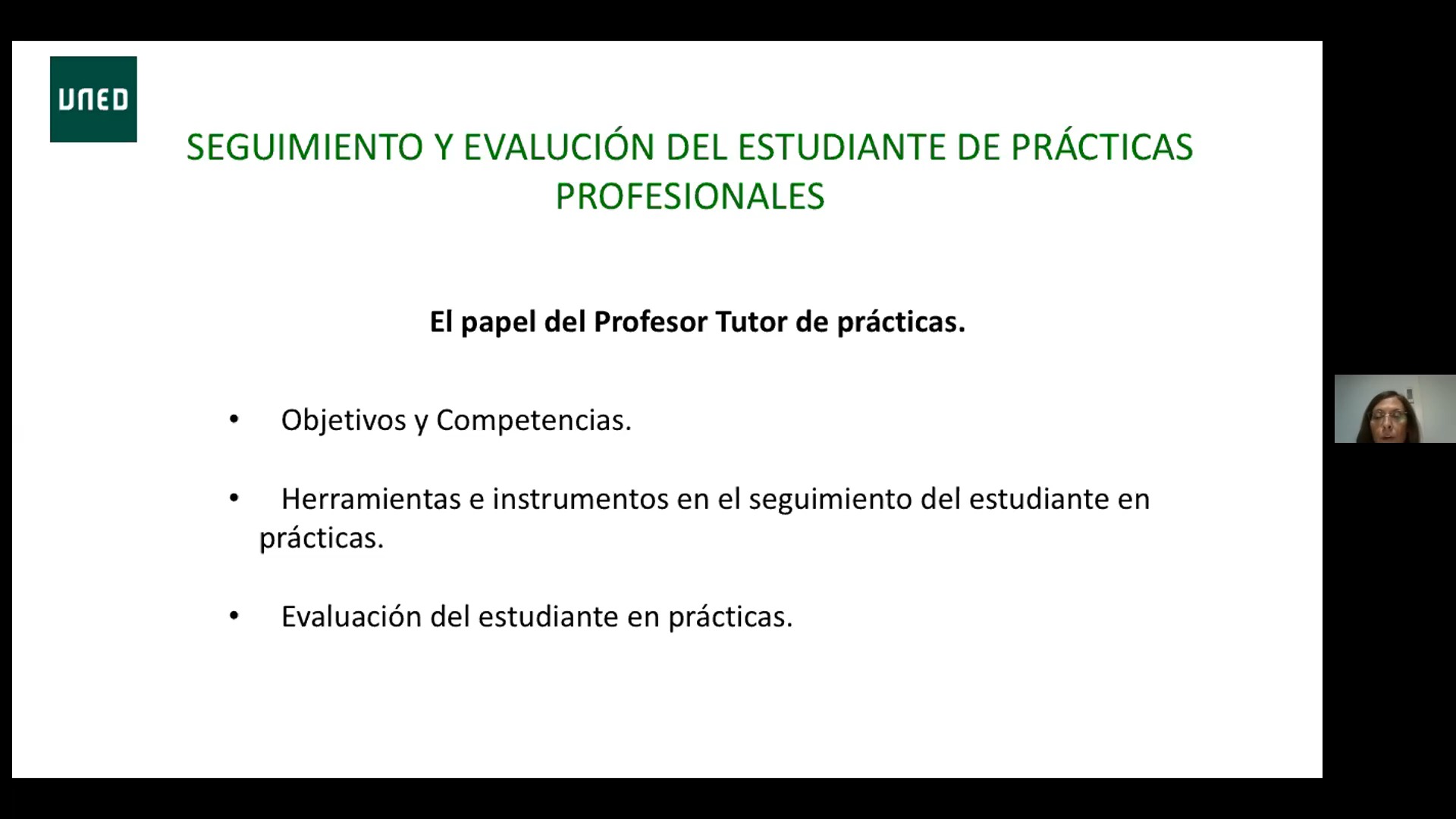 Seguimiento y Evaluación: Intervención de Esther García Salguero