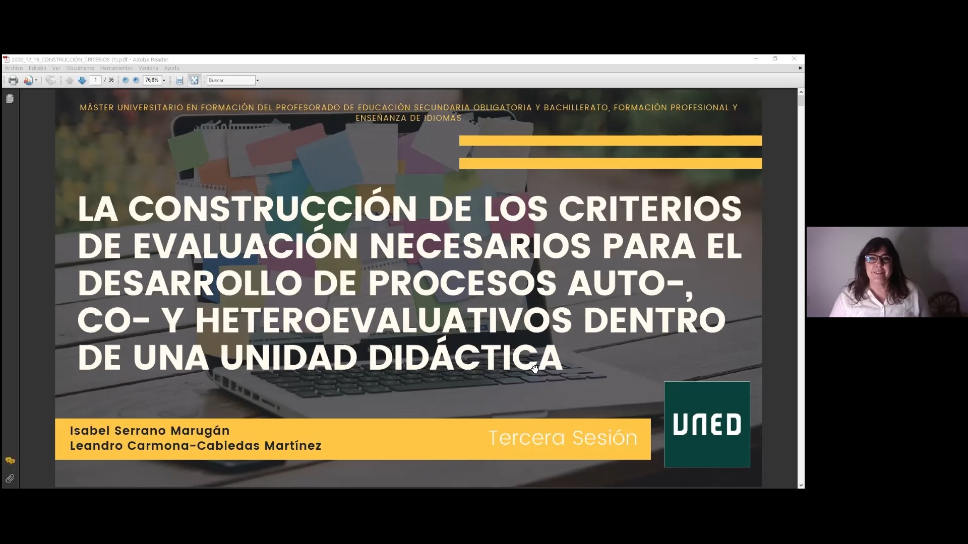 La construcción de los criterios de evaluación necesarios para el desarrollo de procesos auto-, co- y heteroevaluativos dentro de una unidad didáctica