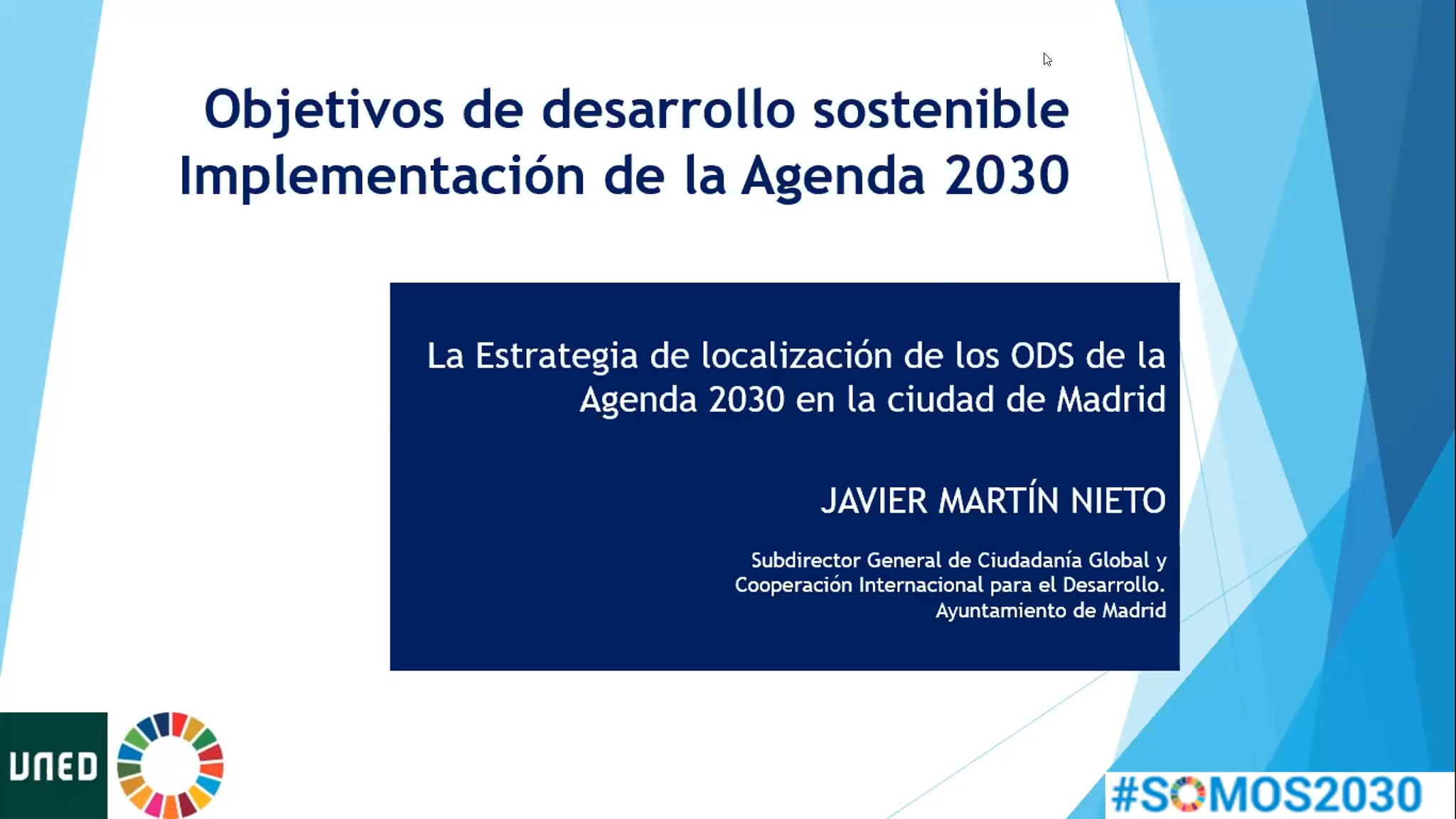 La Estrategia de localización de los ODS de la Agenda 2030 en la ciudad de Madrid