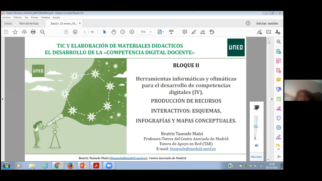 Herramientas informáticas y ofimáticas para el desarrollo de competencias digitales (IV). Producción de recursos interactivos: esquemas, infografías y mapas conceptuales