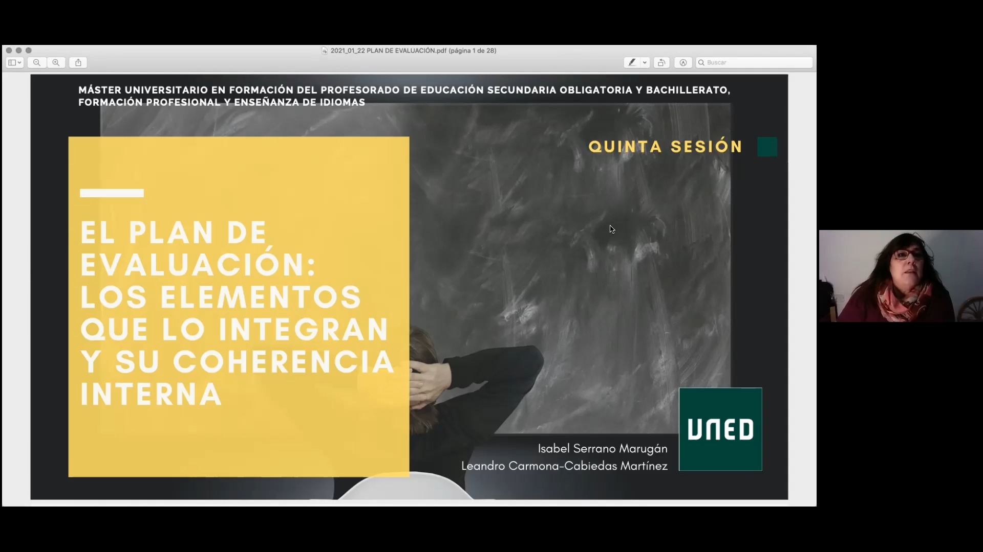 El plan de evaluación: los elementos que lo integran y su coherencia interna