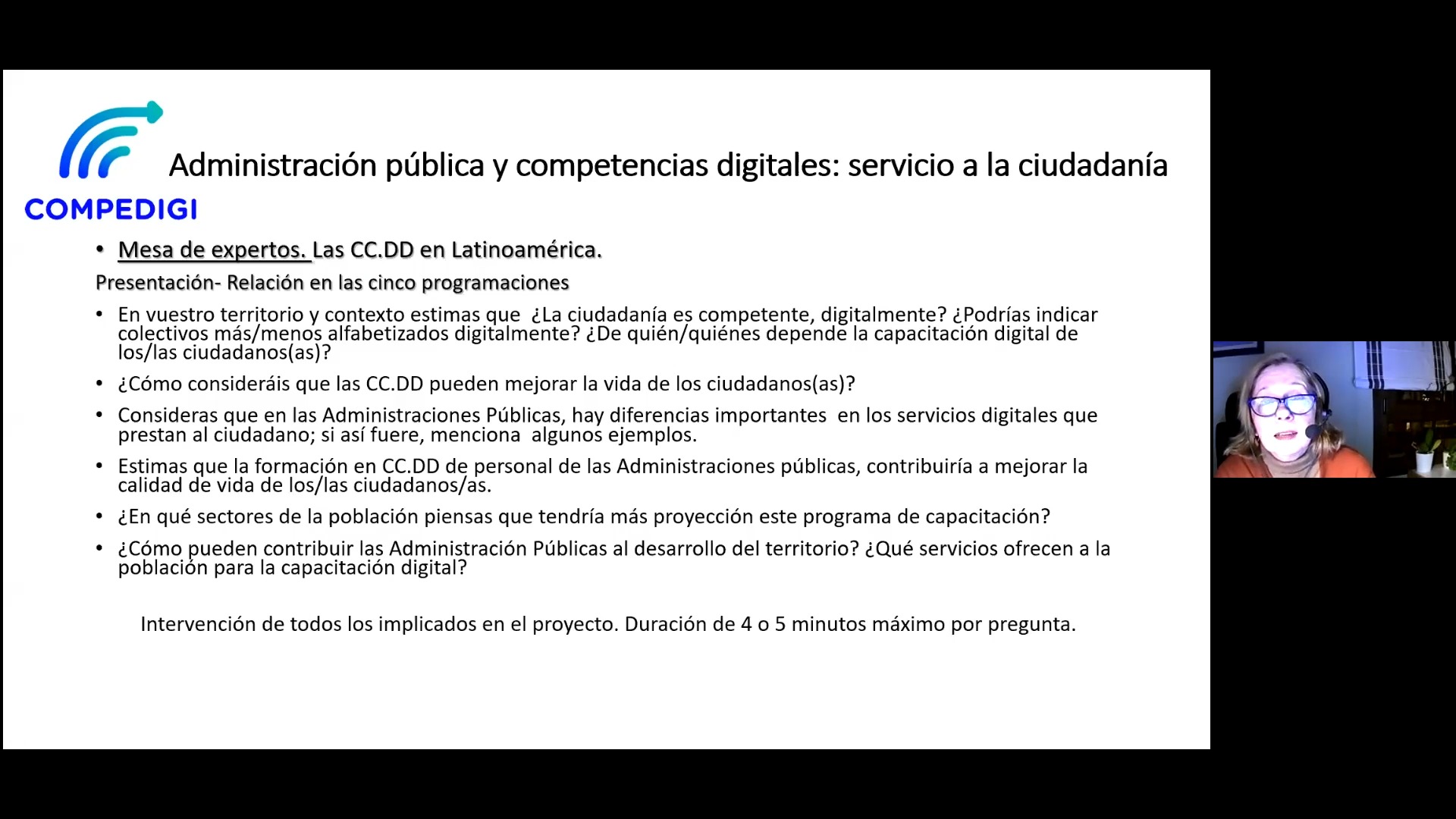 Mesa de expertos. Las competencias digitales en Latino América y El Caribe