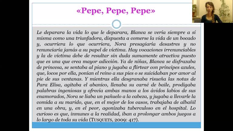 El contrahechizo de la ironía en un cuento de Esther Tusquets «Pepe, Pepe, Pepe»