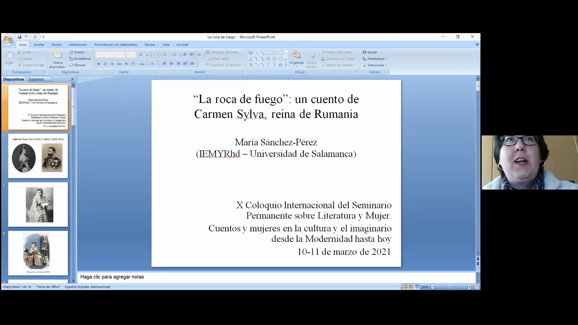La roca de fuego, un cuento de Carmen Sylva, reina de Rumania