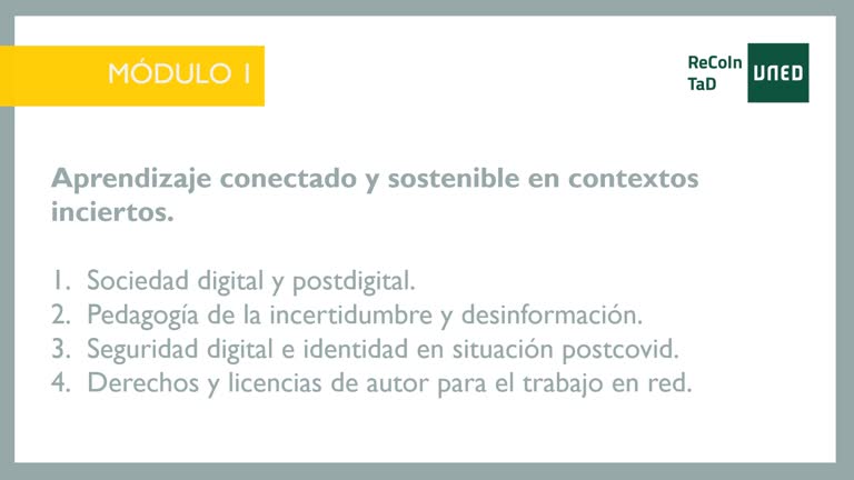 Presentación del sMOOC “Capacitación digital en tiempos inciertos”