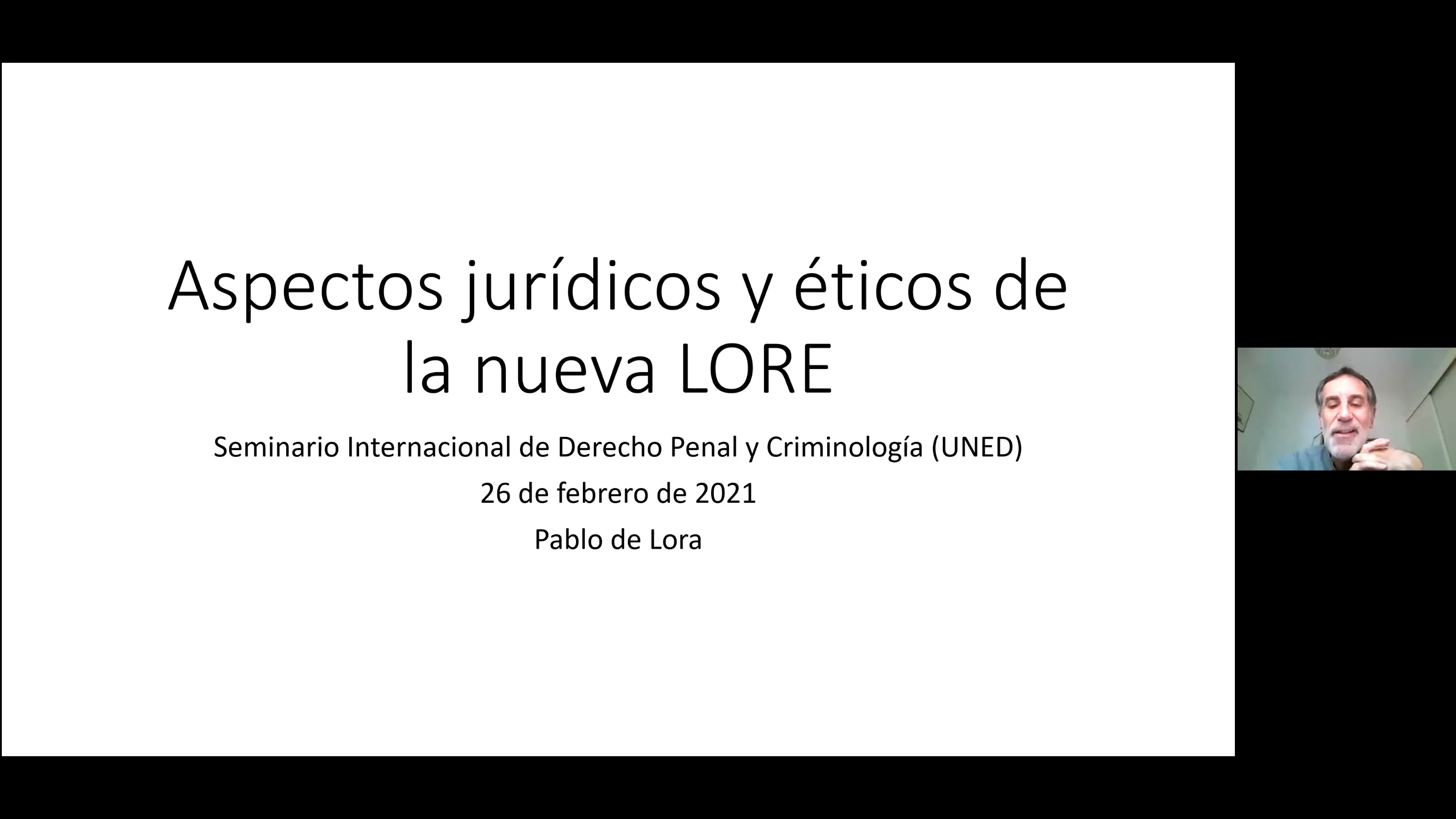 Aspectos jurídicos, morales y éticos de la nueva ley de eutanasia