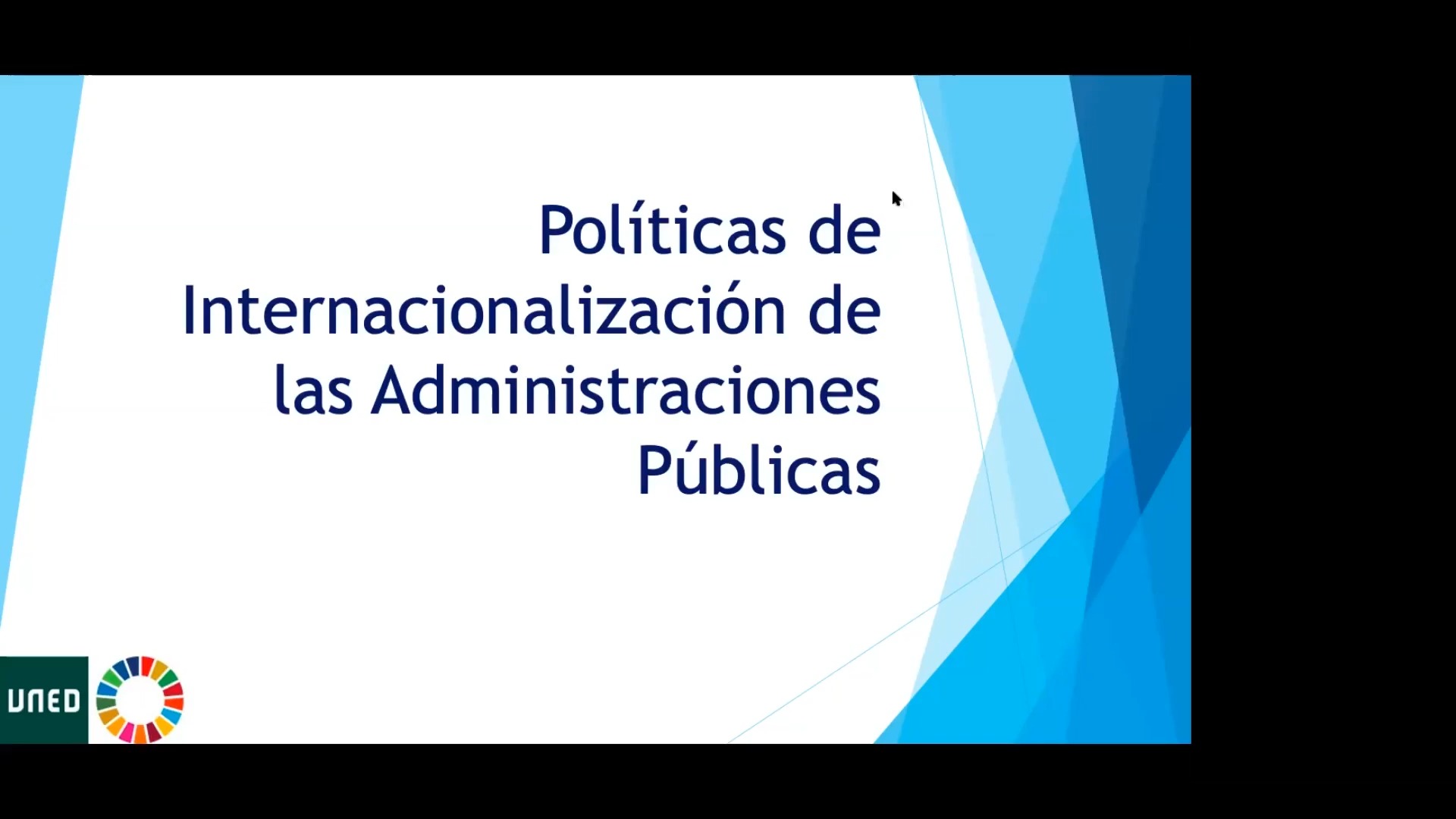 Políticas de internalización de las Instituciones Públicas