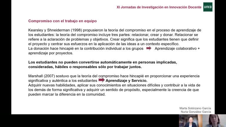 Aprendizaje y Servicio en el Máster de Formación del Profesorado: Innovación docente y ayuda a jóvenes en situación de riesgo o vulnerabilidad social