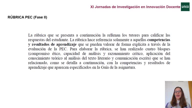 032. Línea 3. Acción tutorial y evaluación formativa: claves para la adquisición de competencias y resultados de aprendizaje en “Literatura Inglesa I