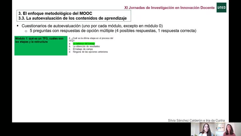 070. Línea 5. El MOOC como herramienta de enseñanza-aprendizaje en la elaboración de un Trabajo de Fin de Grado
