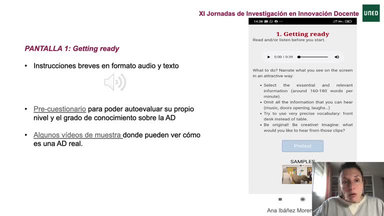 031 Línea 1. Desarrollo y puesta en marcha de la aplicación móvil ENVITOUR (ENglish VIdeos for TOURism) para practicar la producción  oral en inglés para el turismo