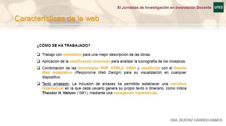 012. Linea 5. Humanidades Digitales: una nueva metodología para el desarrollo de la investigación en los TFG y TFM en las disciplinas humanísticas