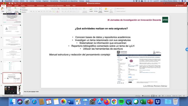 038. Línea 2. Interacciones y tutoría grupal en la asignatura Metodología de la investigación bibliográfica y redacción