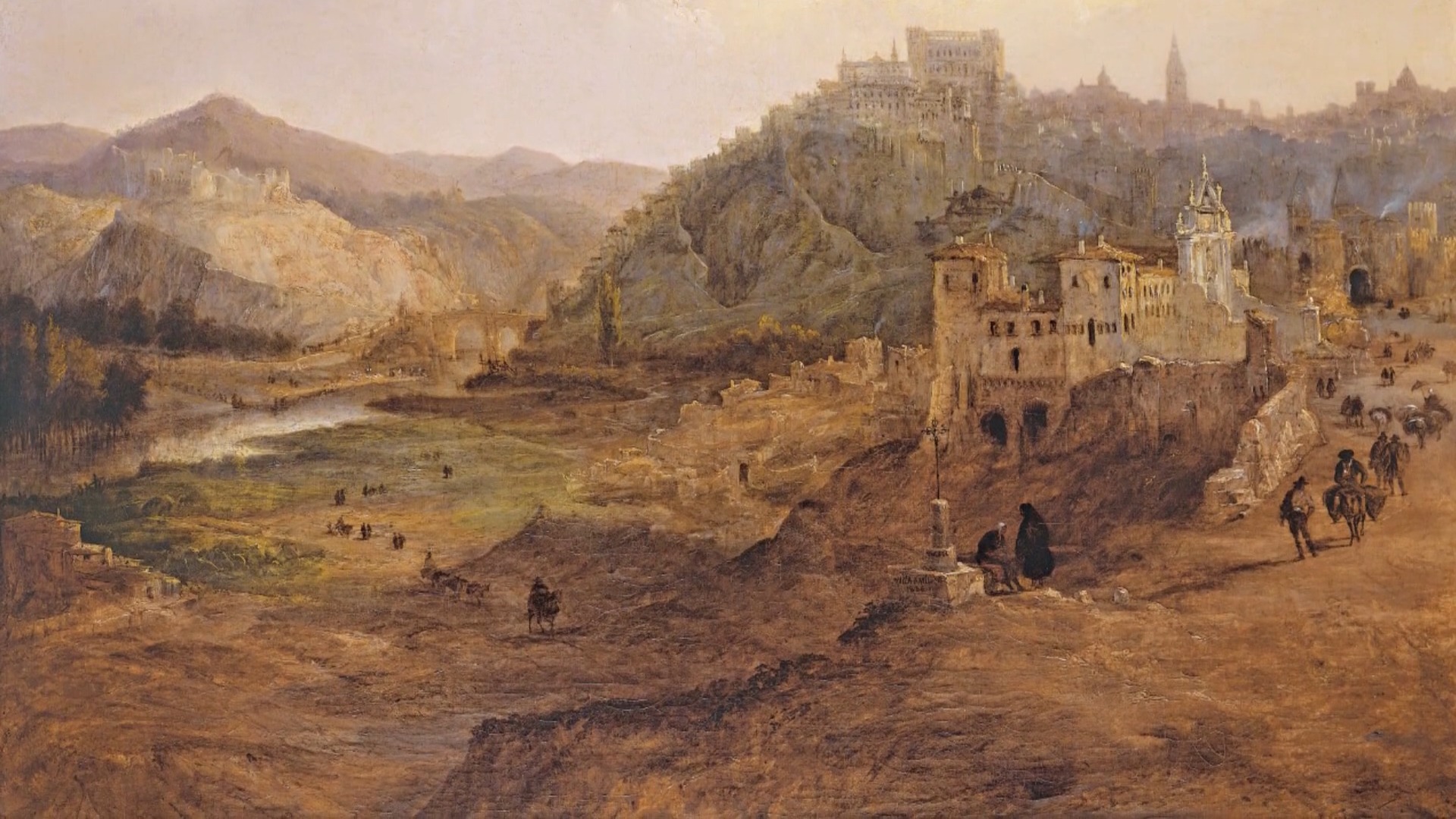 Geografía y Pintura "Vista de Toledo desde la cruz de los Canónigos"