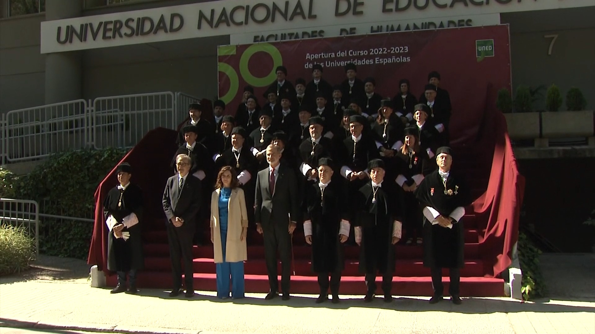 S.M. el Rey inaugura en la UNED el curso universitario 2022-2023 