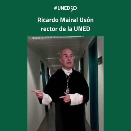 Ricardo Mairal, rector de la UNED presenta el Inicio oficial de curso 2022-2023 enmarcado en el 50 Aniversario de la UNED