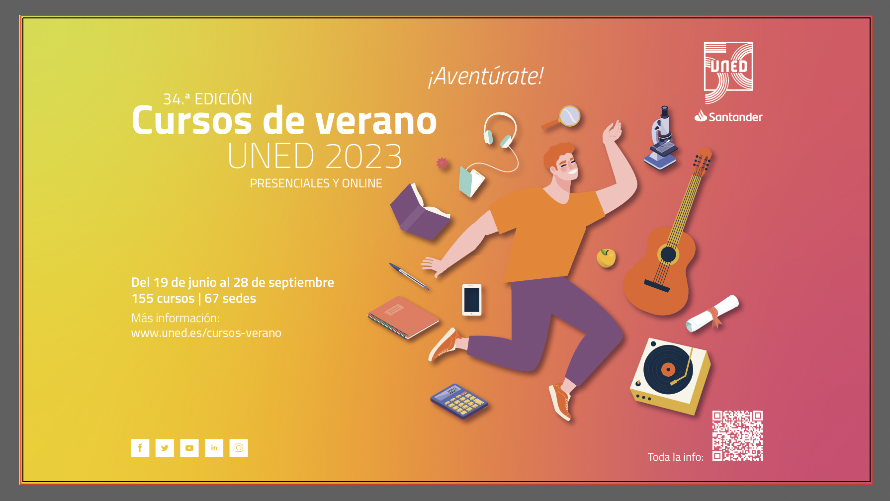 Aventúrate a matricularte en los Cursos de Verano de la UNED