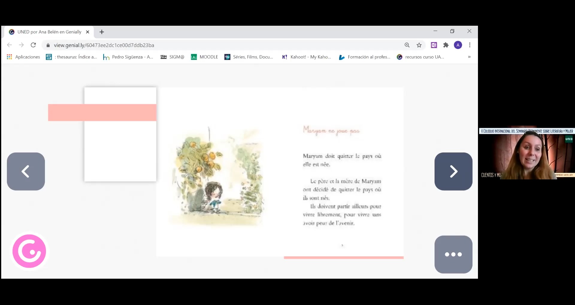 La impronta de la tadición cuentística persa en las xenografías francófonas actuales:Maryam Madjidi o la Sherezade francopersa