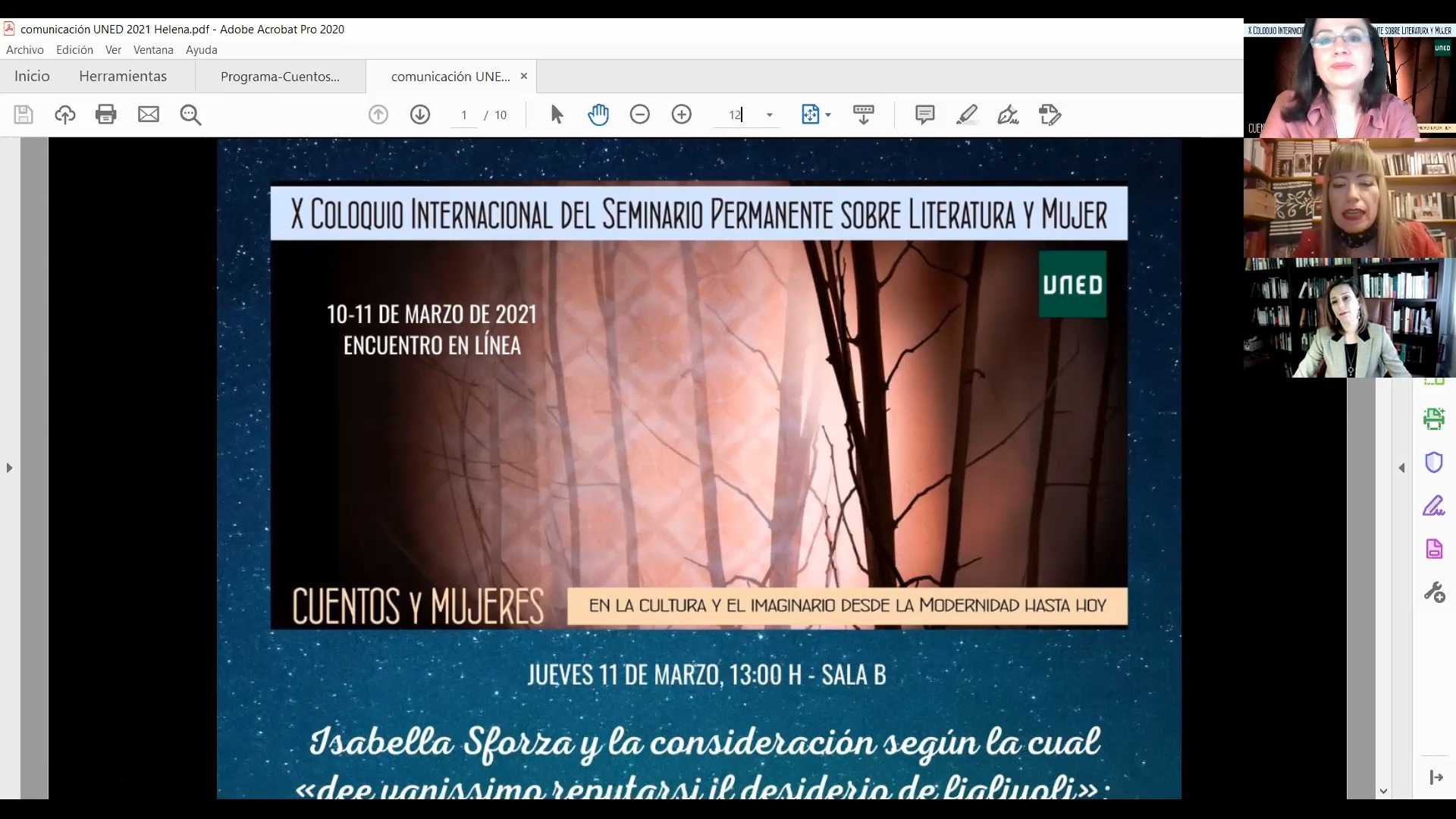 Isabella Sforza y la consideración según la cual “dee vanissimo reputarsi il desiderio de figliuoli”: relatos, exempla, fuentes y… ¿paradoja? 