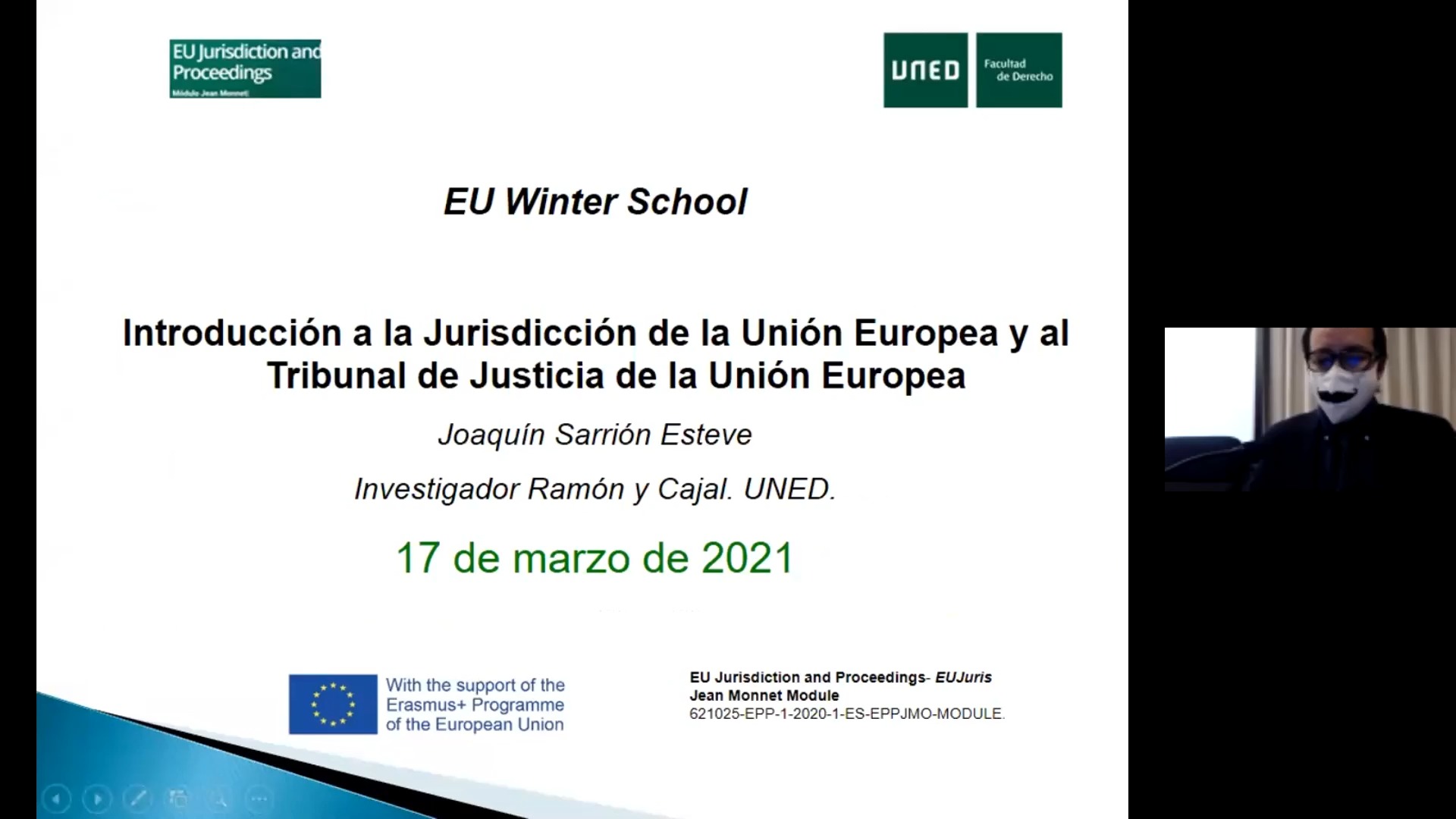 Introducción a la Jurisdicción de la Unión Europea y al Tribunal de Justicia de la Unión Europea I
