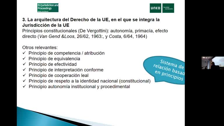 Introducción a la Jurisdicción de la Unión Europea y al Tribunal de Justicia de la Unión Europea II
