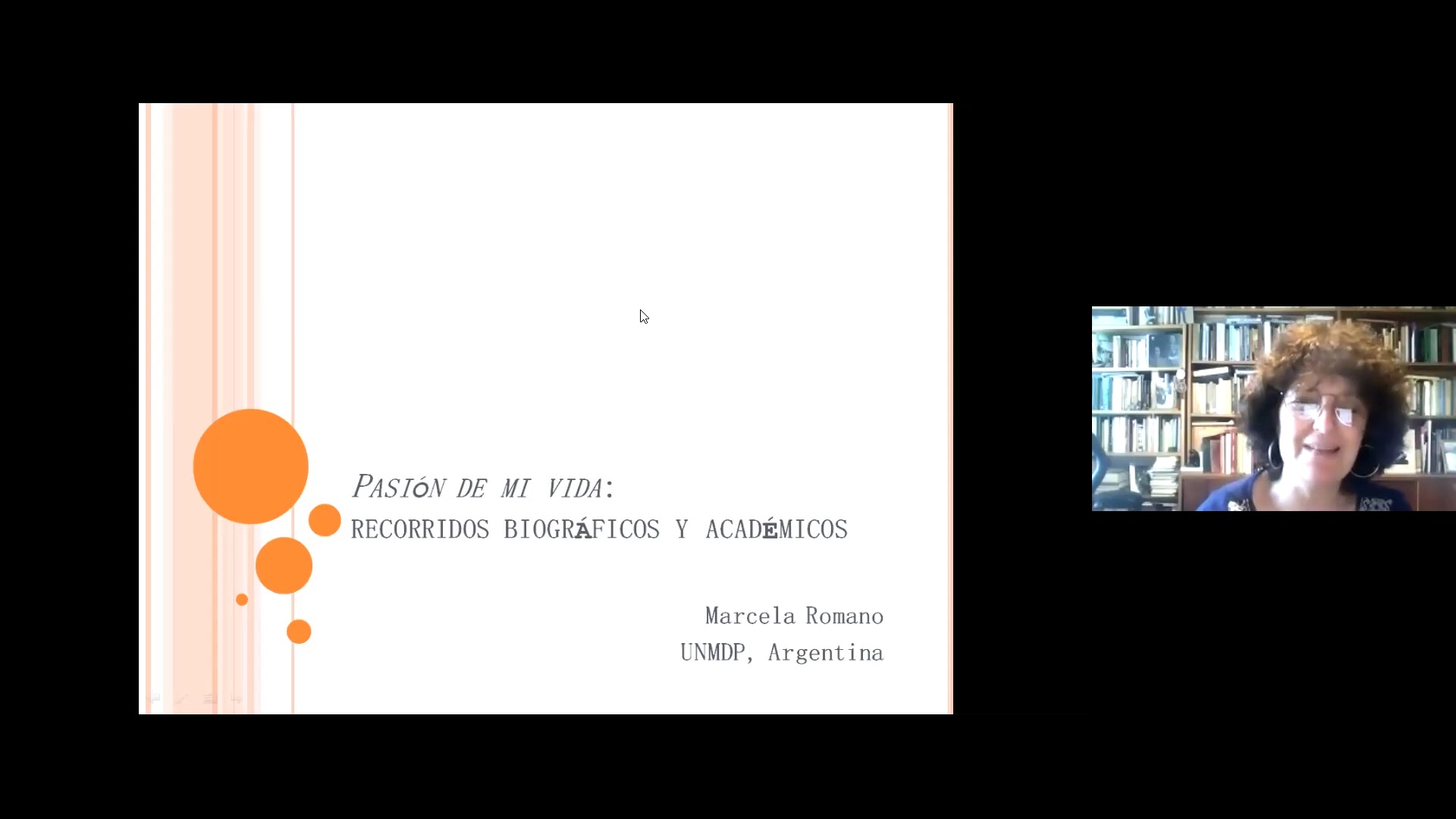 Pasión de mi vida: recorridos biográficos y académicos